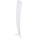 Wrap Custom Matte White 41.9 inch each Fan Blades in 84